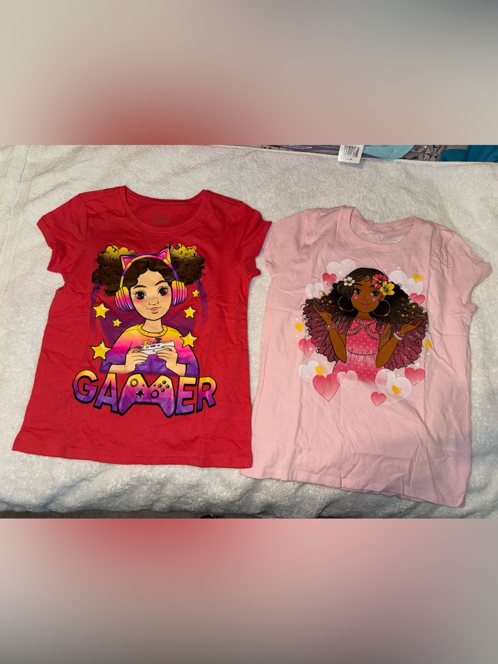 Girls graphic tees - 7/8